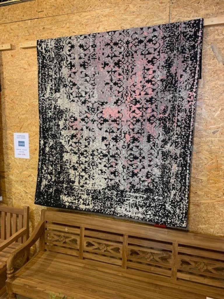 Vloerkleed 230 x 160 cm,  afgeprijsd van € 249,-  Nu € 69,-, Ophalen, Zwart, 150 tot 200 cm, Rechthoekig