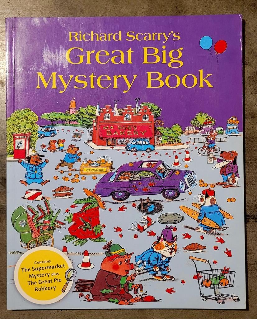 Richard Scarry's Great Big Mystery Book - Engels kinderboek, Fictie algemeen, Ophalen of Verzenden, Zo goed als nieuw, Richard Scarry