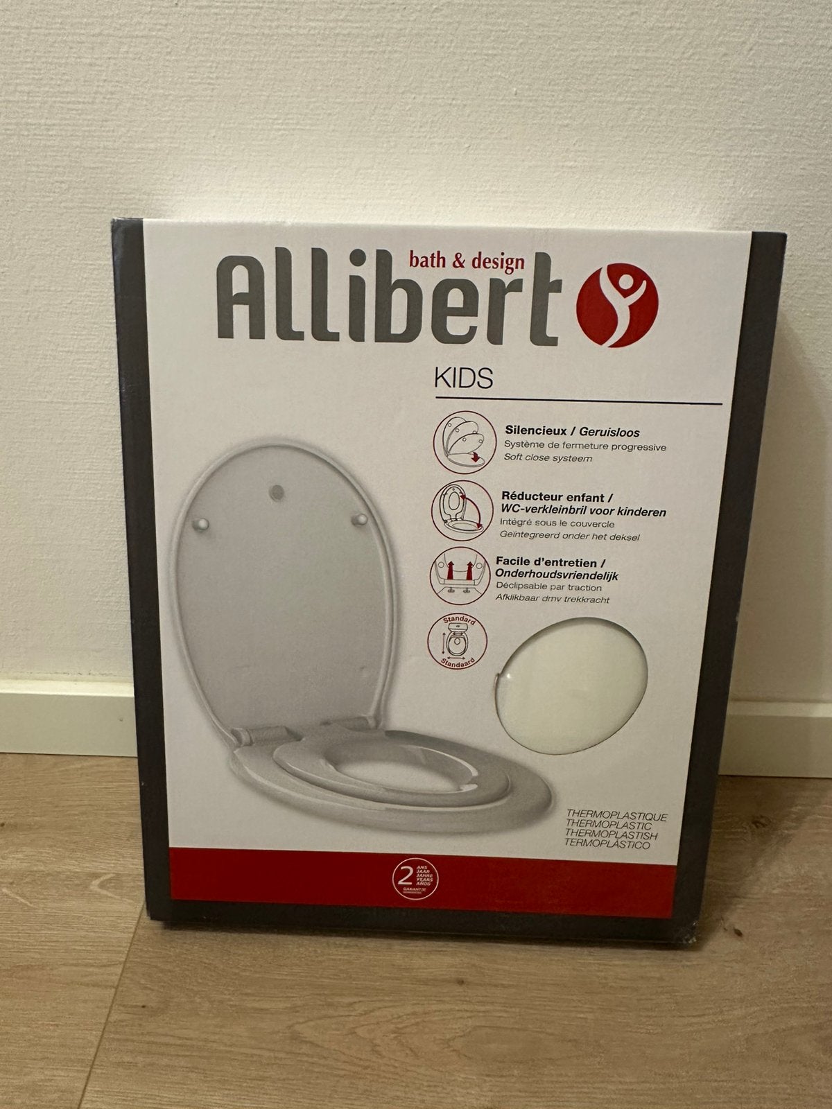 Allibert KIDS toiletbril – nieuw in doos, Huis en Inrichting, Ophalen, Nieuw, Wit, Toilet-accessoire