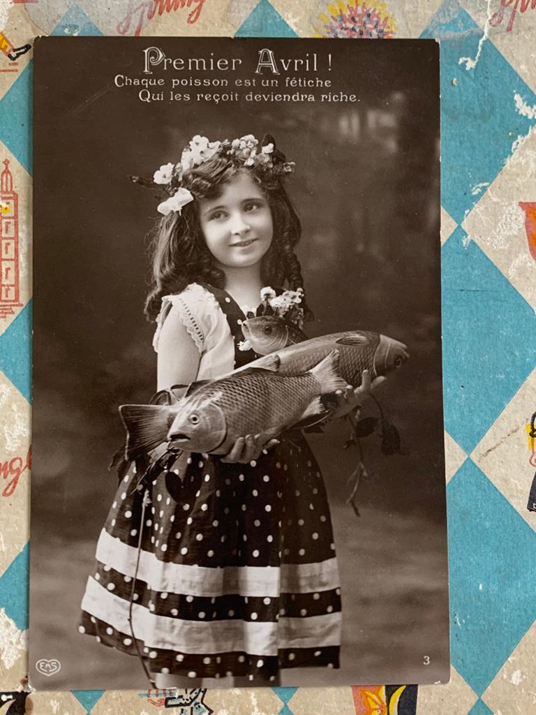 31-3-1910 Premier Avril! (GO), Ophalen of Verzenden, Voor 1920, Gelopen, Feest(dag)