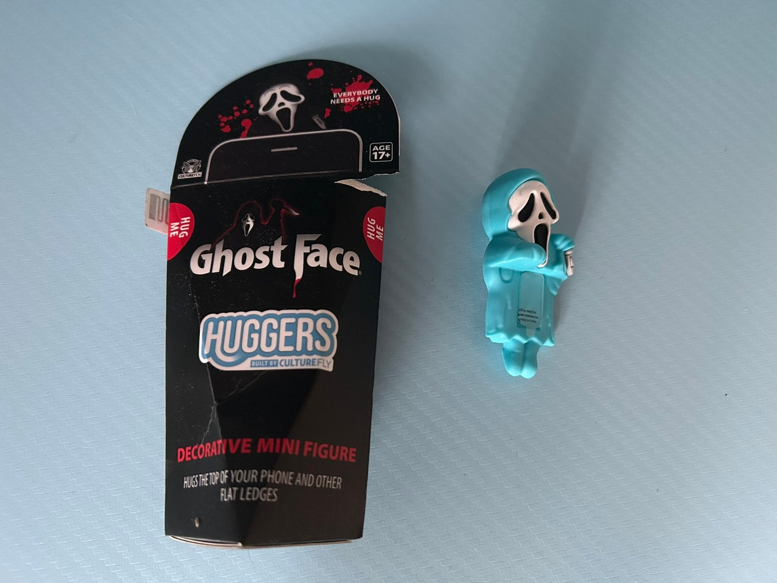 Ghostface telefoon hugger figuur blauw teal, Ophalen of Verzenden, Zo goed als nieuw