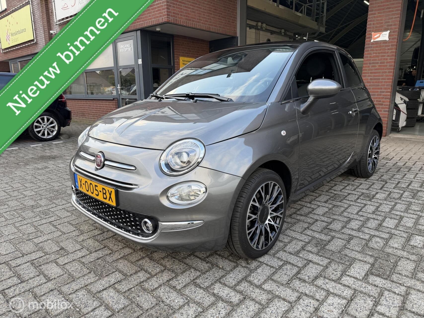Fiat 500 1.0 Hybrid NAVI*PANO-DAK*CLIMA*CRUISE*PDC*, Auto's, Voorwielaandrijving, Gebruikt, Euro 6, 4 stoelen