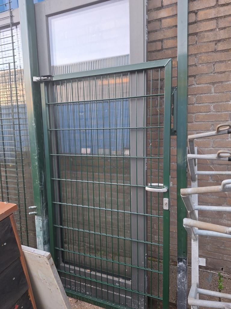 Tuinpoort tuinhek poort, Tuin en Terras, Ophalen, Zo goed als nieuw, IJzer, Tuinhek