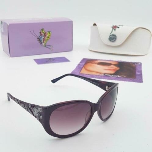 Zonnebril Ed Hardy Big Dragon Red Burgundy 58-16-135, Overige merken, Zonnebril, Overige kleuren, Nieuw