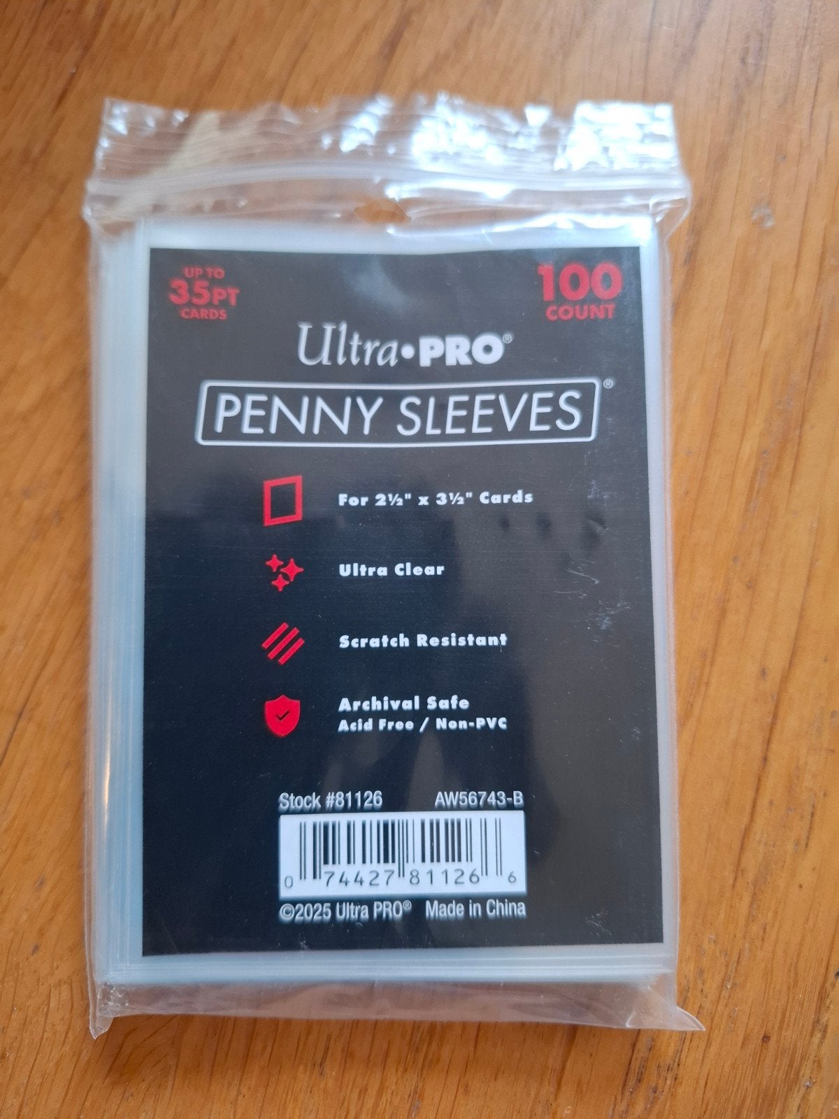 Ultra Pro Penny Sleeves - 100 stuks - NIEUW, Ophalen of Verzenden, Nieuw