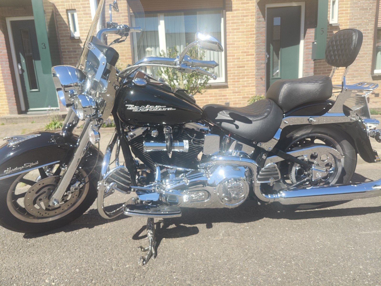 Harley-Davidson Heritage Softail Classic - Custom, Motoren, Motoren | Harley-Davidson, 2 cilinders, Motorrijbewijs A, Gebruikt