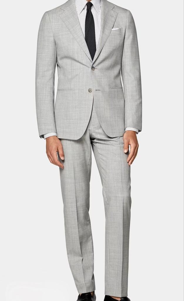 Prachtig Suitsupply pak maat 98 (40 L), Maat 48/50 (M), Ophalen of Verzenden, Zo goed als nieuw, Grijs