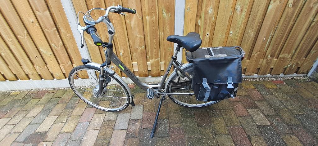 elektrische dames gazelle fiets lage instap, Fietsen en Brommers, Fietsen | Dames | Damesfietsen, Ophalen, Gebruikt, 47 tot 50 cm
