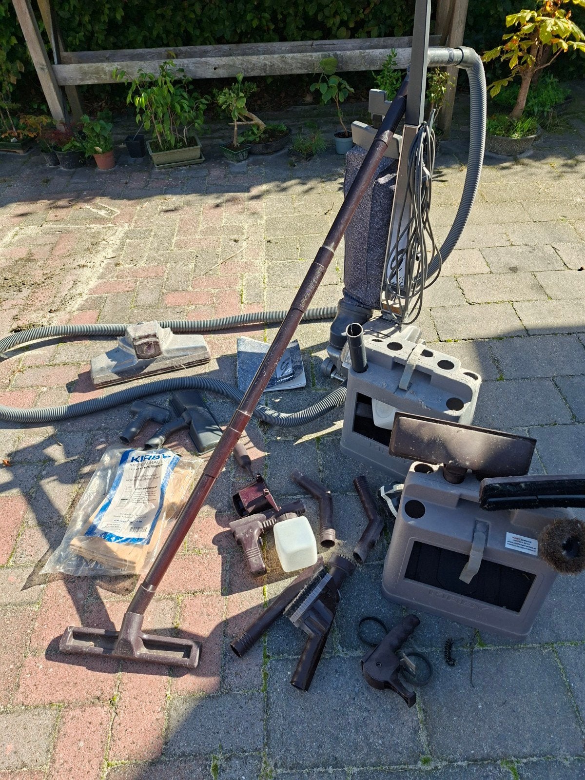 Kirby Stofzuiger met Complete Accessoireset - Gebruikt, Overige merken, Gebruikt, Sledestofzuiger, Geschikt voor harde vloeren