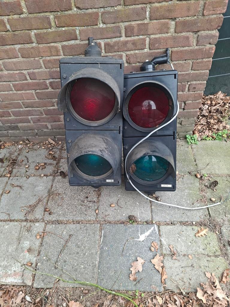 2x stoplicht leuk voor mancave, Ophalen, Zo goed als nieuw, Reclamebord