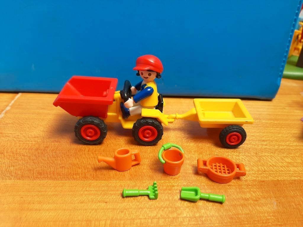 huis speeltuin 4600 kiepkar extra aanhanger zandbakspeelgoed, Complete set, Voertuig, Zo goed als nieuw, Family fun