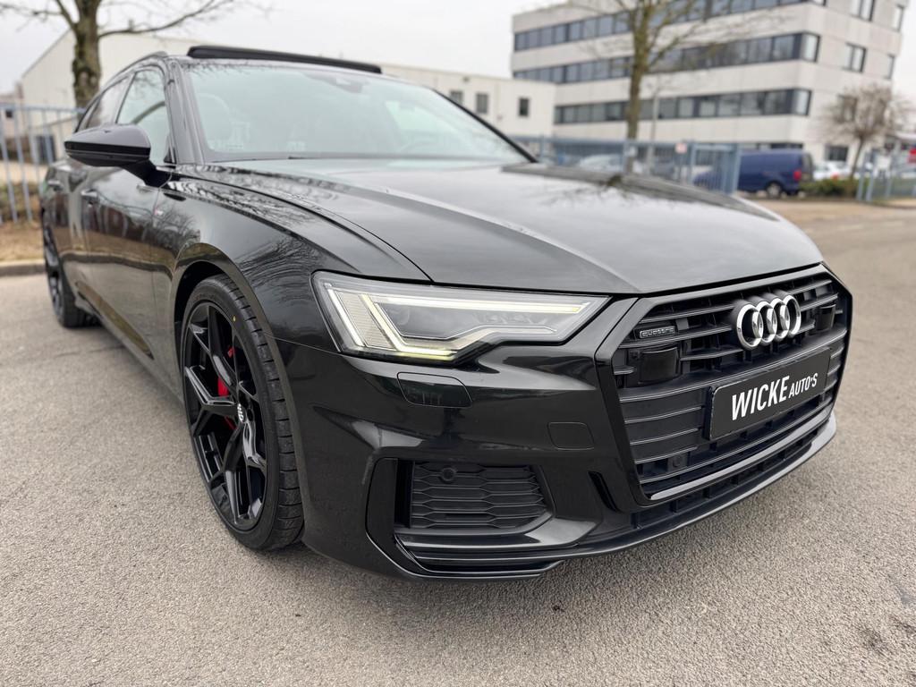 Audi A6 Avant 55 TFSI e quattro Competition 367 PK Pano Lede, Automaat, Gebruikt, 4 cilinders, Zwart