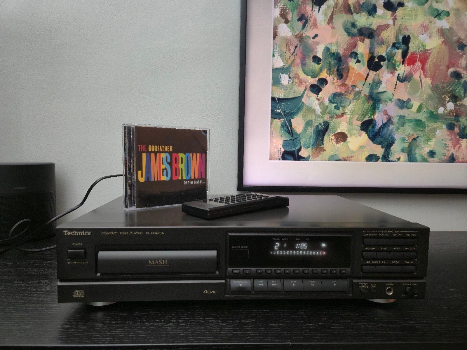 Vintage Technics  SL-PG420A cd-speler met originele AB, Ophalen of Verzenden, Zo goed als nieuw, Technics