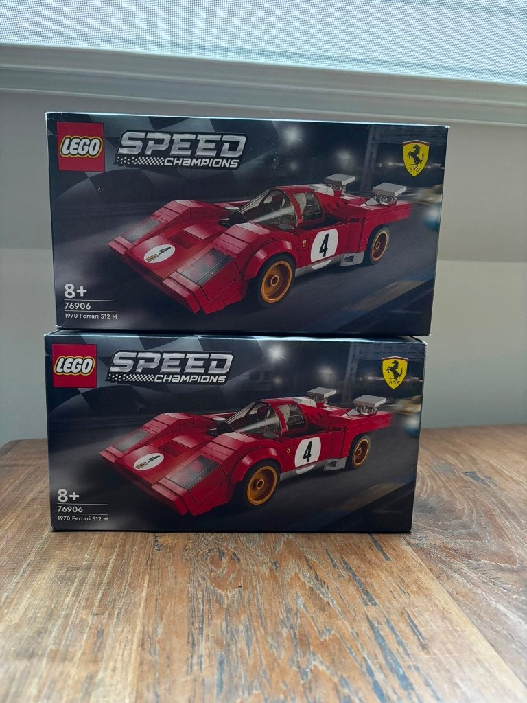 Lego 1970 Ferrari 512M 76906, Ophalen, Compleet, Lego, Nieuw
