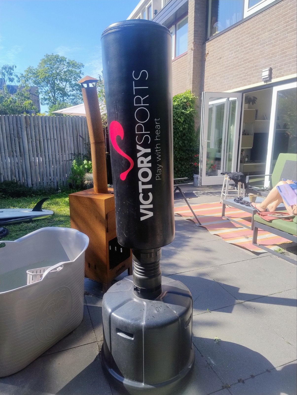 Victory Sports staande bokszak, Sport en Fitness, Ophalen, Gebruikt, Bokszak