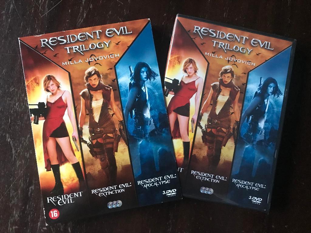 Resident Evil Trilogie ( 3 DVD Box ) Mila Jovovich, Cd's en Dvd's, Vanaf 16 jaar, Boxset, Fantasy, Ophalen of Verzenden