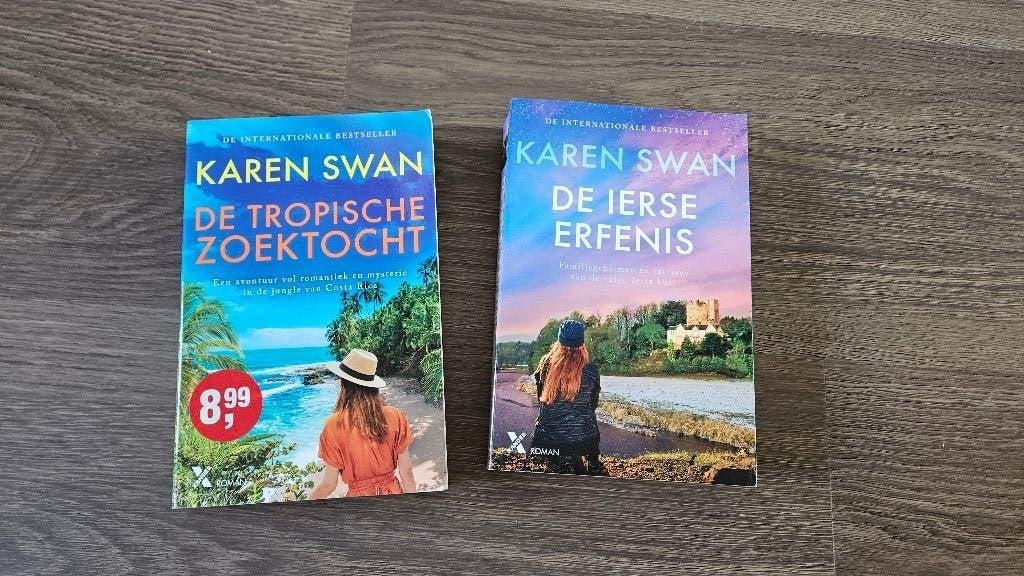 Karen Swan De tropische zoektocht en de Ierse Erfenis, Ophalen of Verzenden, Zo goed als nieuw, Karen Swan