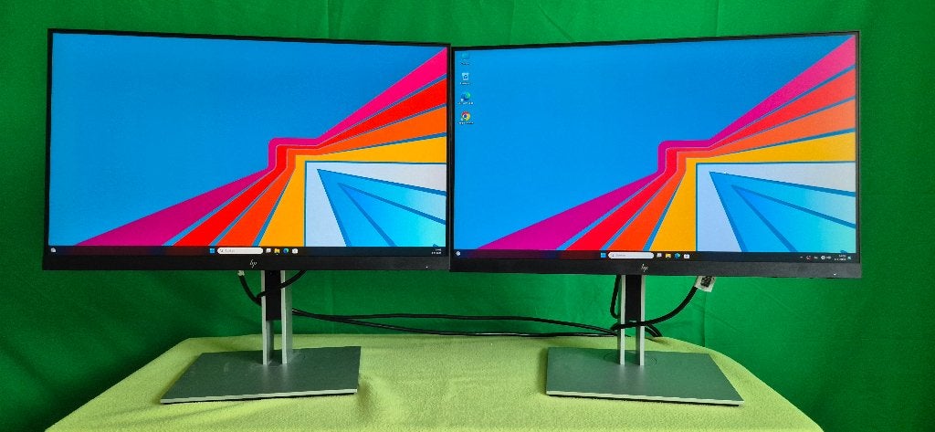 In Super staat 2x 24 Inch Design Lcd's HP EliteDisplay E243, Computers en Software, Monitoren, IPS, HDMI, 101 t/m 150 Hz, Ophalen of Verzenden