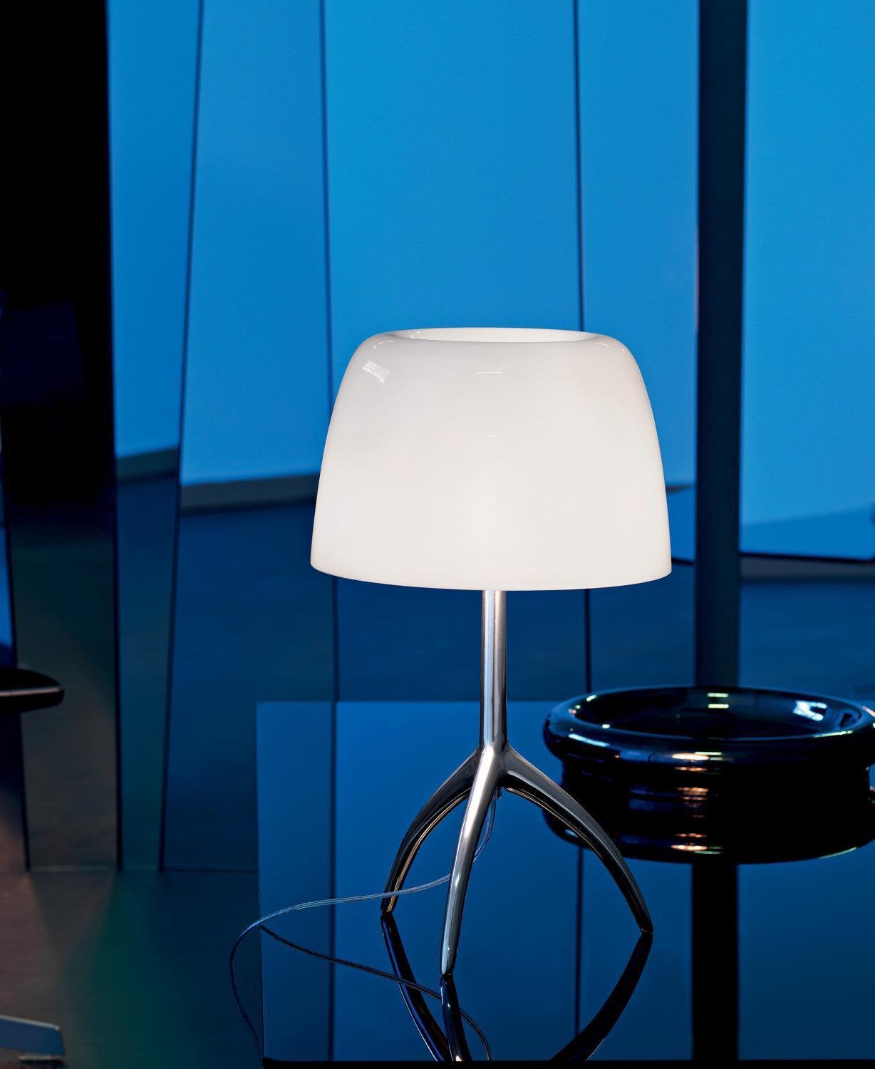 Wit of geel Foscarini Lumière Grande (groot)mat Murano glas, Ophalen, Dimbaar, Geel, Glas
