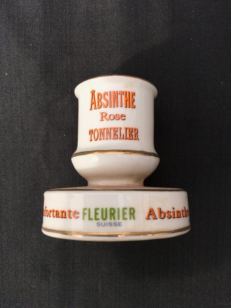 Unieke Absint Tonnelier Luciferhouder /Matchstriker, Ophalen of Verzenden, Zo goed als nieuw
