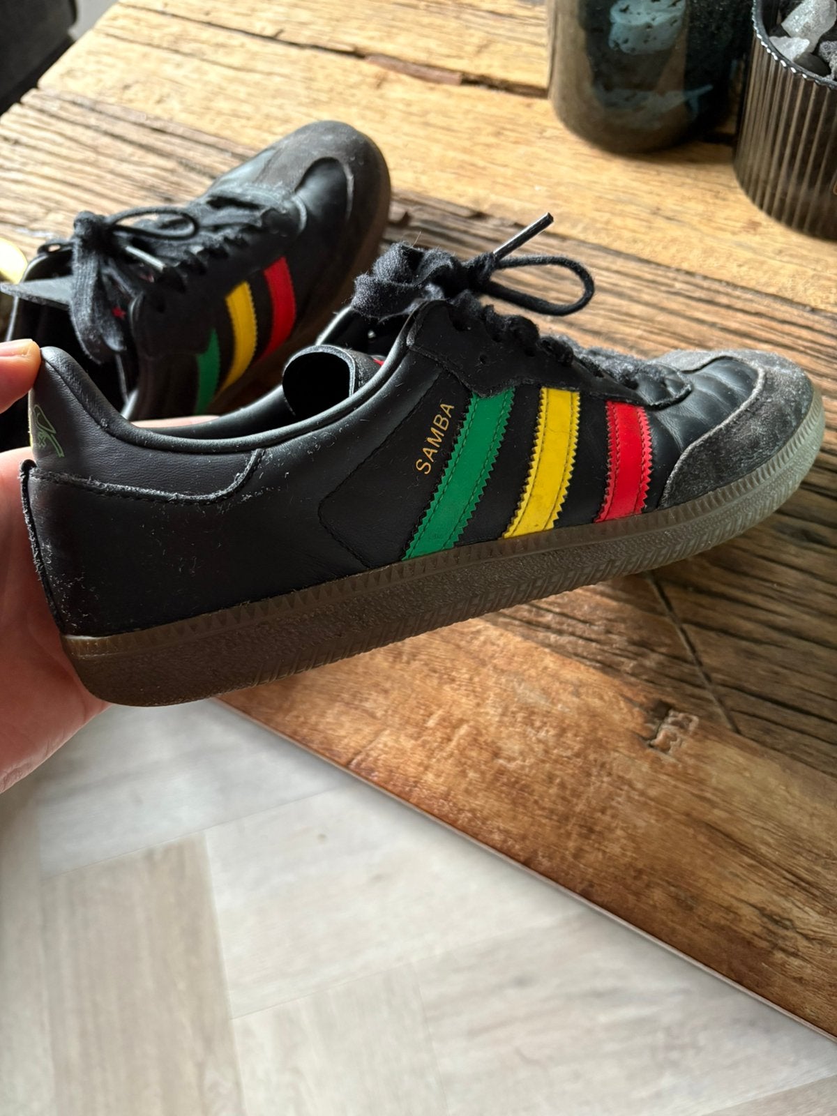 Adidas samba ajax, Ophalen of Verzenden, Gedragen, Zwart