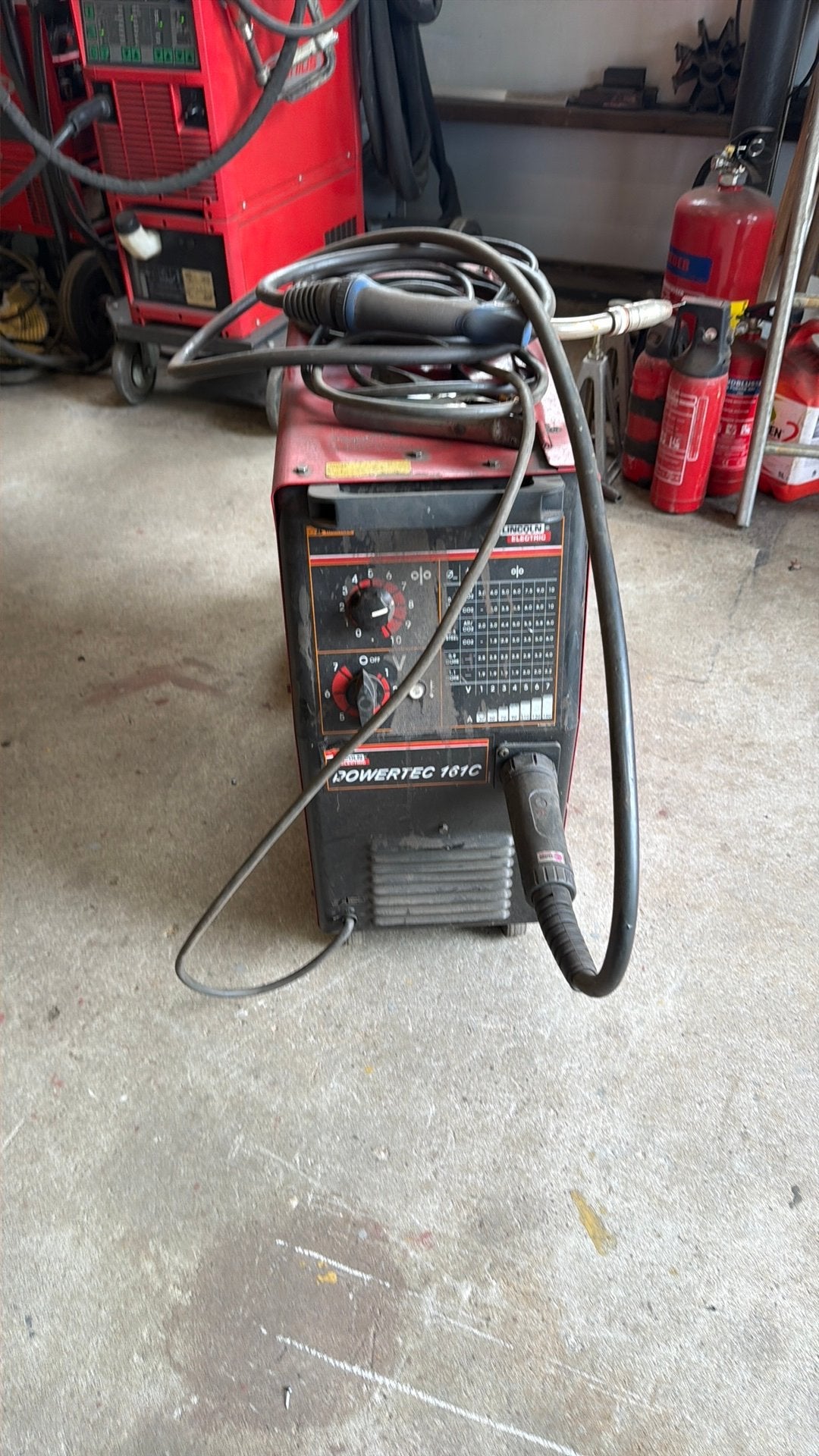 Lasmachine 220 volt, Ophalen of Verzenden, Zo goed als nieuw, Elektroden