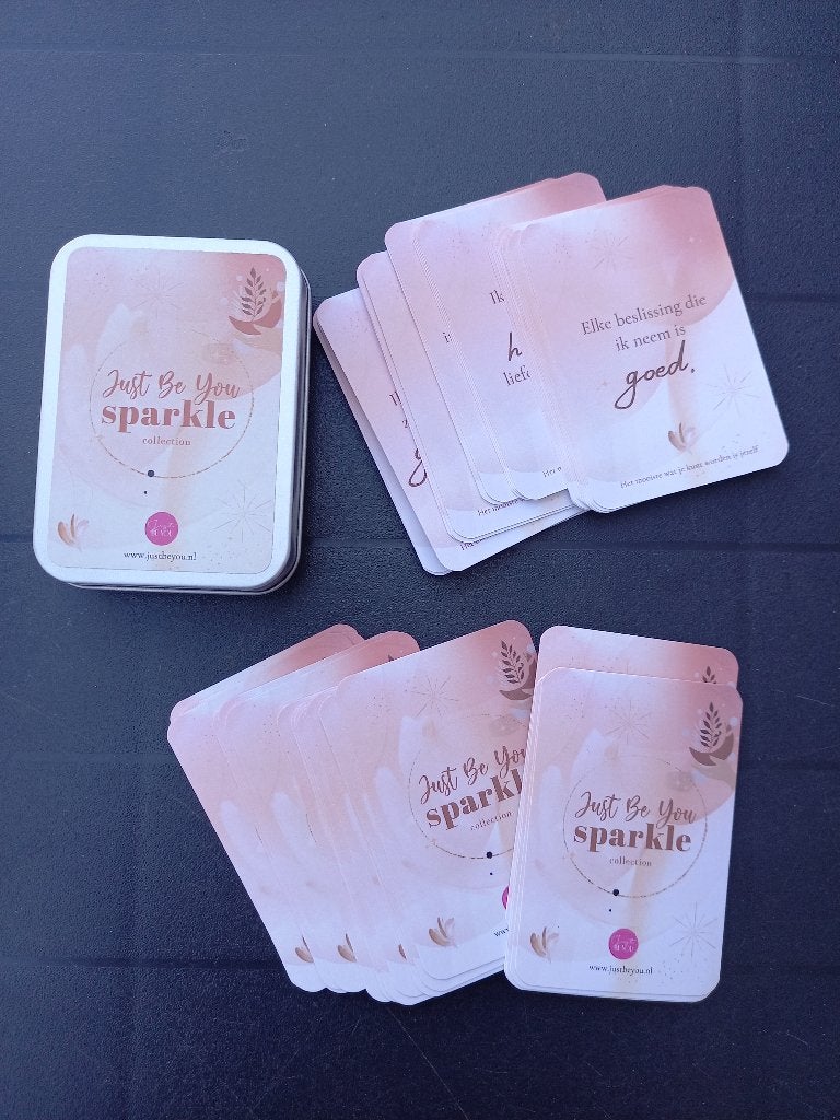 Affirmatiekaarten / Kaarten Just Be You, Boeken, Esoterie en Spiritualiteit, Ophalen of Verzenden, Zo goed als nieuw, Overige onderwerpen