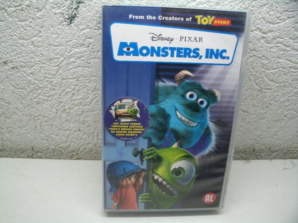 vhs 126a monsters inc, Alle leeftijden, Ophalen of Verzenden, Zo goed als nieuw
