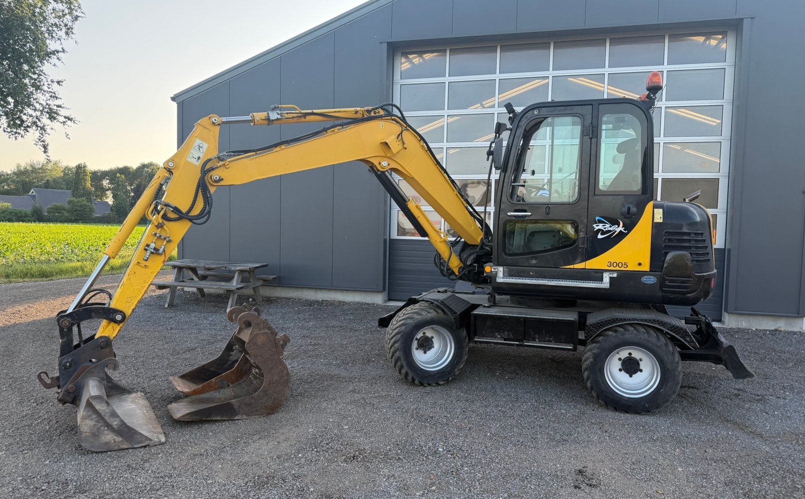 Hyundai Robex 55W-7A mobiele kraan, Ophalen of Verzenden, Graafmachine