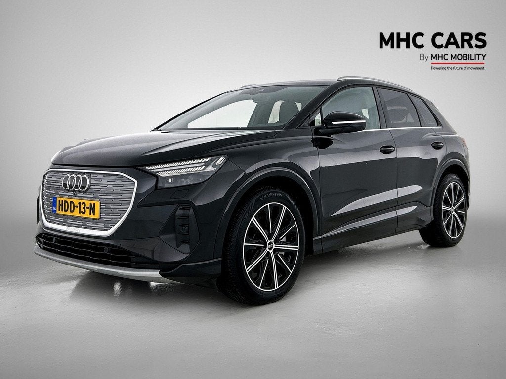 Audi Q4 e-tron 45 quattro Advanced edition 82 kWh | Assisten, Auto's, Audi, Automaat, Automatische klimaatregeling, Stof, Gebruikt