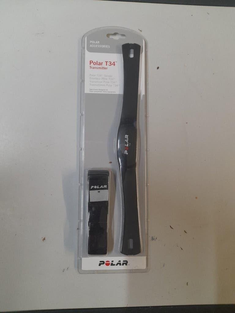 Polar T34 Hartslagmeter Borstband Transmitter, Ophalen of Verzenden, Nieuw, Polar, Met borstriem