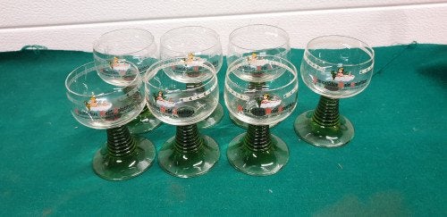 Wijnglazen vintage 4 stuks, Verzamelen, Glas en Borrelglaasjes, Ophalen of Verzenden, 'T Olde Gre-j, Info@toldegrej.nl, Endepoelstraat 20f Didam