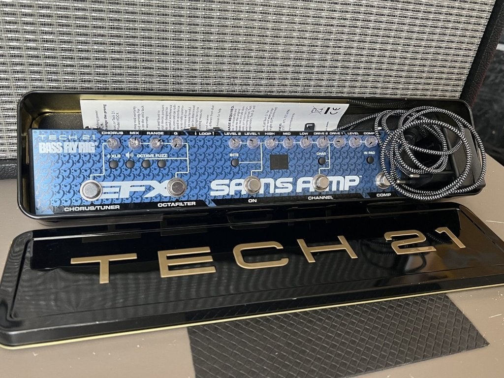 Tech 21 SansAmp Bass Fly Rig Multi-effectpedaal, Ophalen of Verzenden, Zo goed als nieuw, Volume
