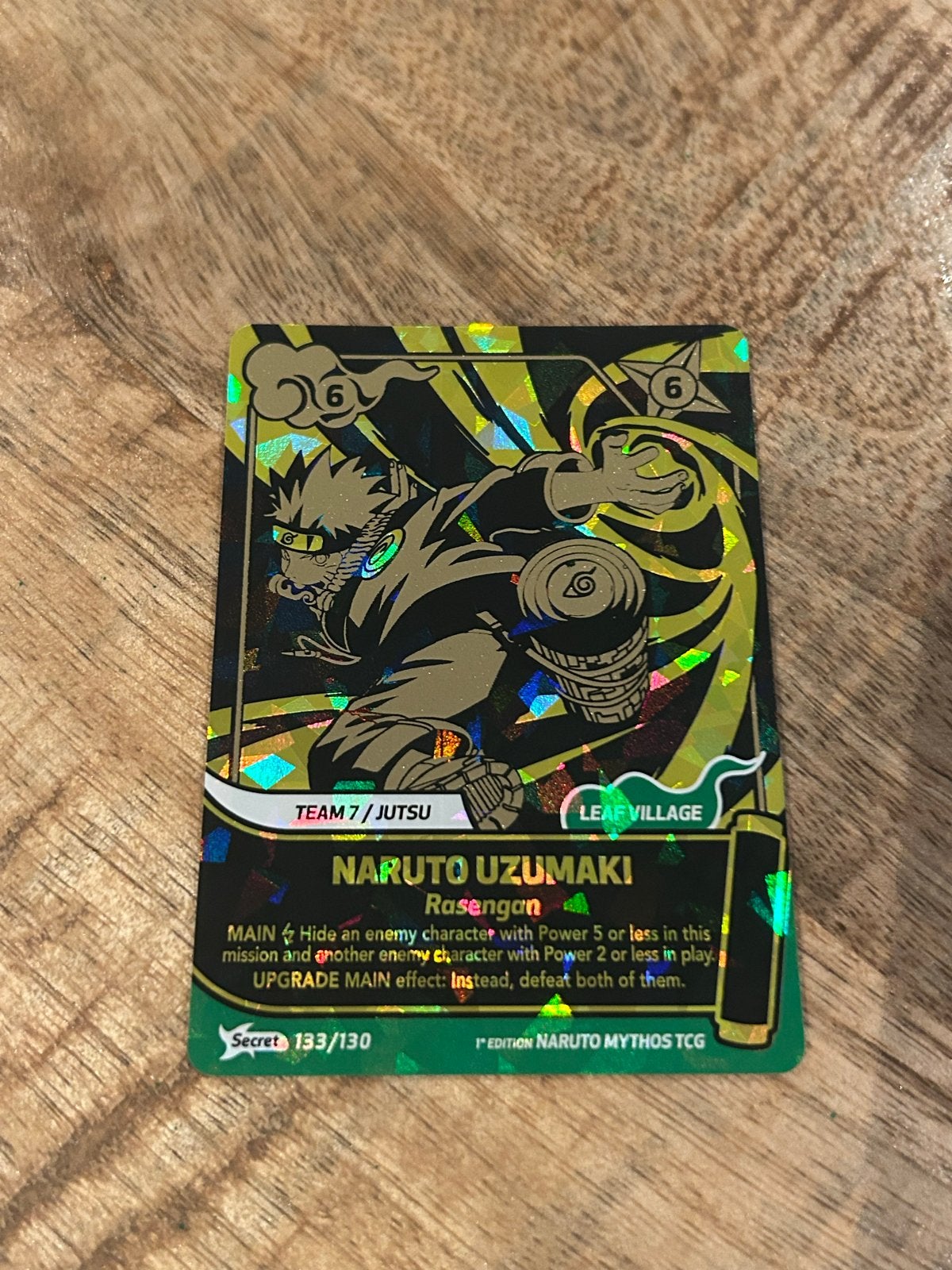 Naruto Uzumaki 133/130 1st Edition - Pack Fresh, Ophalen of Verzenden, Nieuw, Losse kaart, Foil