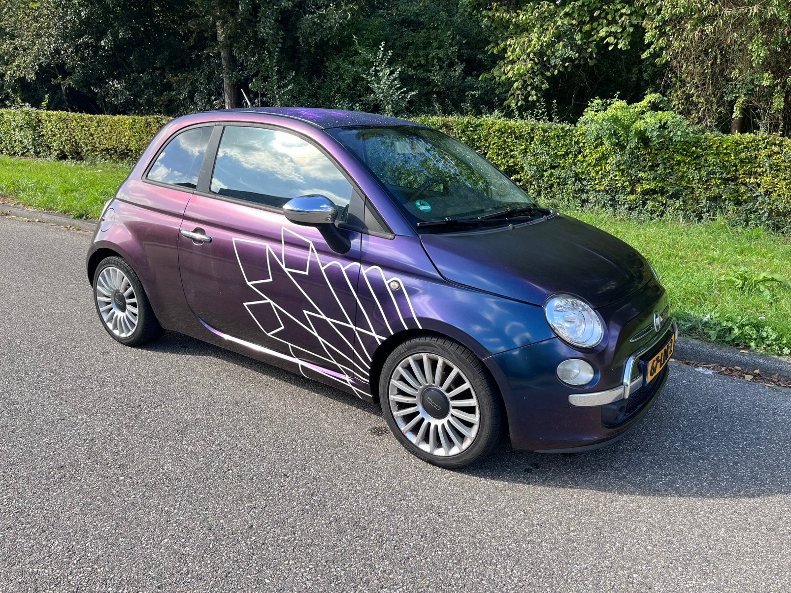 Unieke Fiat 500 Automaat | Kameleon & Sterrenhemel Dak!