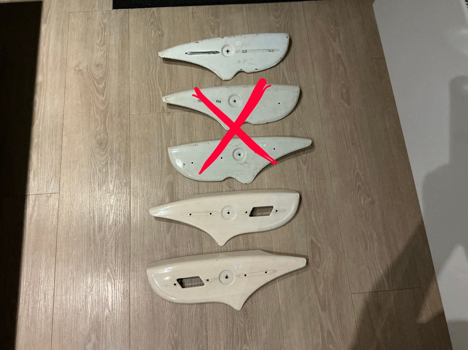SPARTA GI EA MOTOR SCHERMEN DIV SETS ZIJ KAPPEN DEKSELS IGST, Ophalen of Verzenden, Gebruikt, Sparta