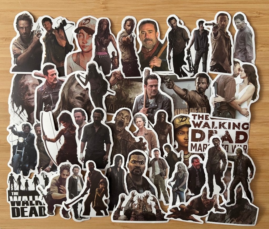 The walking dead stickers, Verzenden, Nieuw, Meerdere stickers