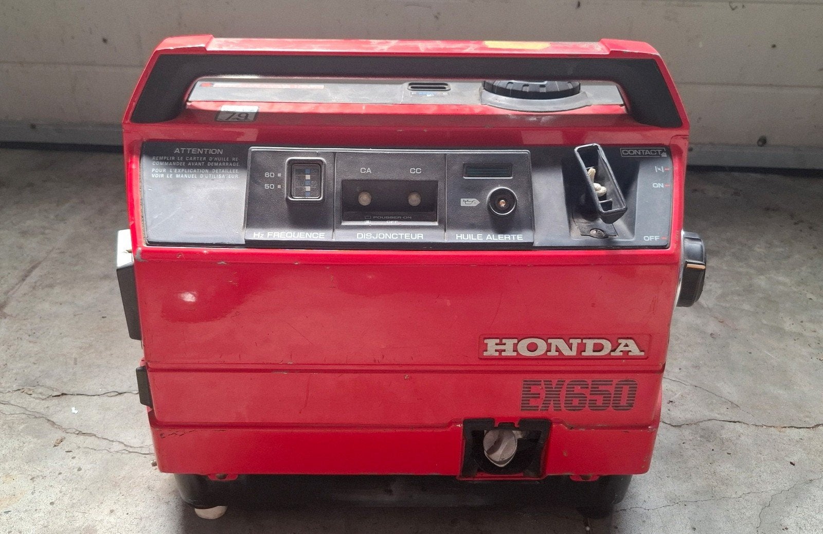 honda EX650 generator. aggregaat 220v, Ophalen, Minder dan 5 kVA, Benzine