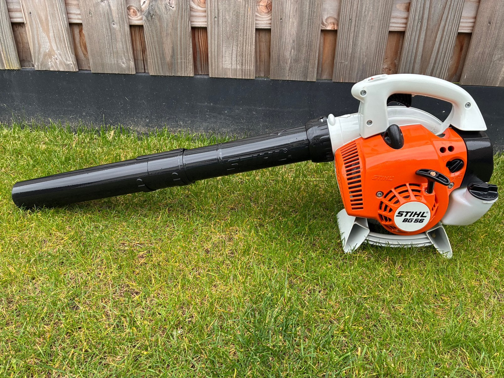 Zeer nette Stihl bg56 bladblazer, Ophalen of Verzenden, Zo goed als nieuw, Benzine