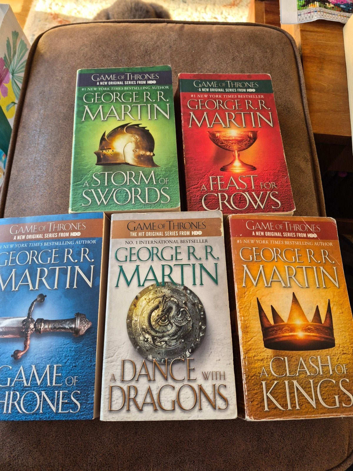 Game of Thrones Boekenreeks - George R.R. Martin, Ophalen of Verzenden, Gelezen, George R.R. Martin