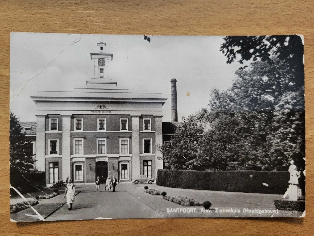 ansicht SANTPOORT Ziekenhuis, Ophalen of Verzenden, Voor 1920, Noord-Holland