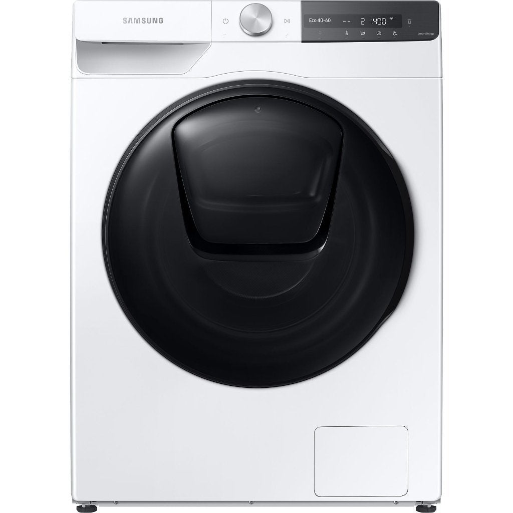 Samsung was-droogcombinatie WD10T754ABT – 10,5 kg, wit, Ophalen, Zo goed als nieuw, 85 tot 90 cm