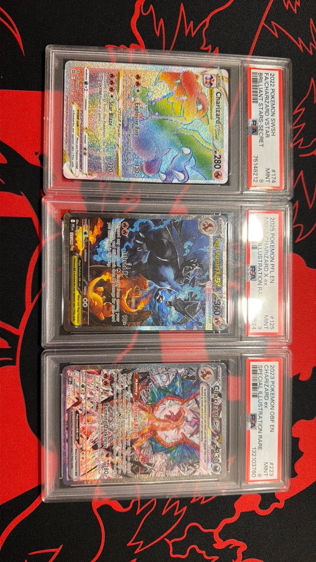 3x psa 9 charizard!, Hobby en Vrije tijd, Verzamelkaartspellen | Pokémon, Ophalen