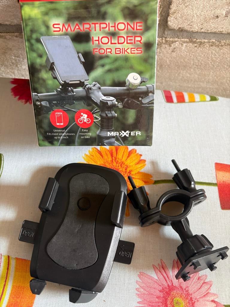 Maxxter Telefoonhouder Fiets - Universeel - tot 6 Inch, Fietsen en Brommers, Ophalen, Nieuw