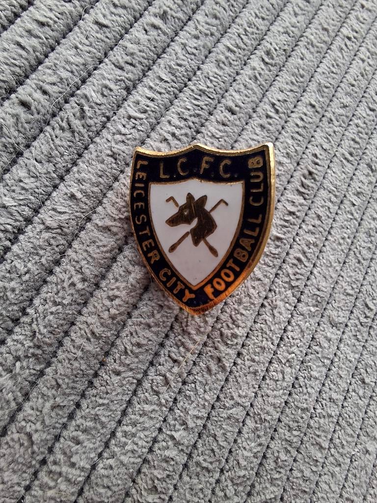 Vintage Leicester City FC Speldje - Voetbal Memorabilia, Ophalen of Verzenden, Gebruikt