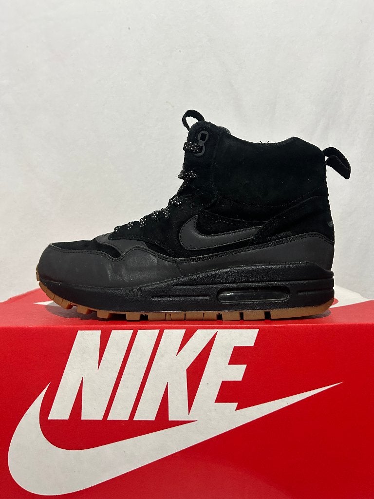 ALS NIEUW! Maat 40 - Nike Air Max 1 Sneakerboot Black Gum