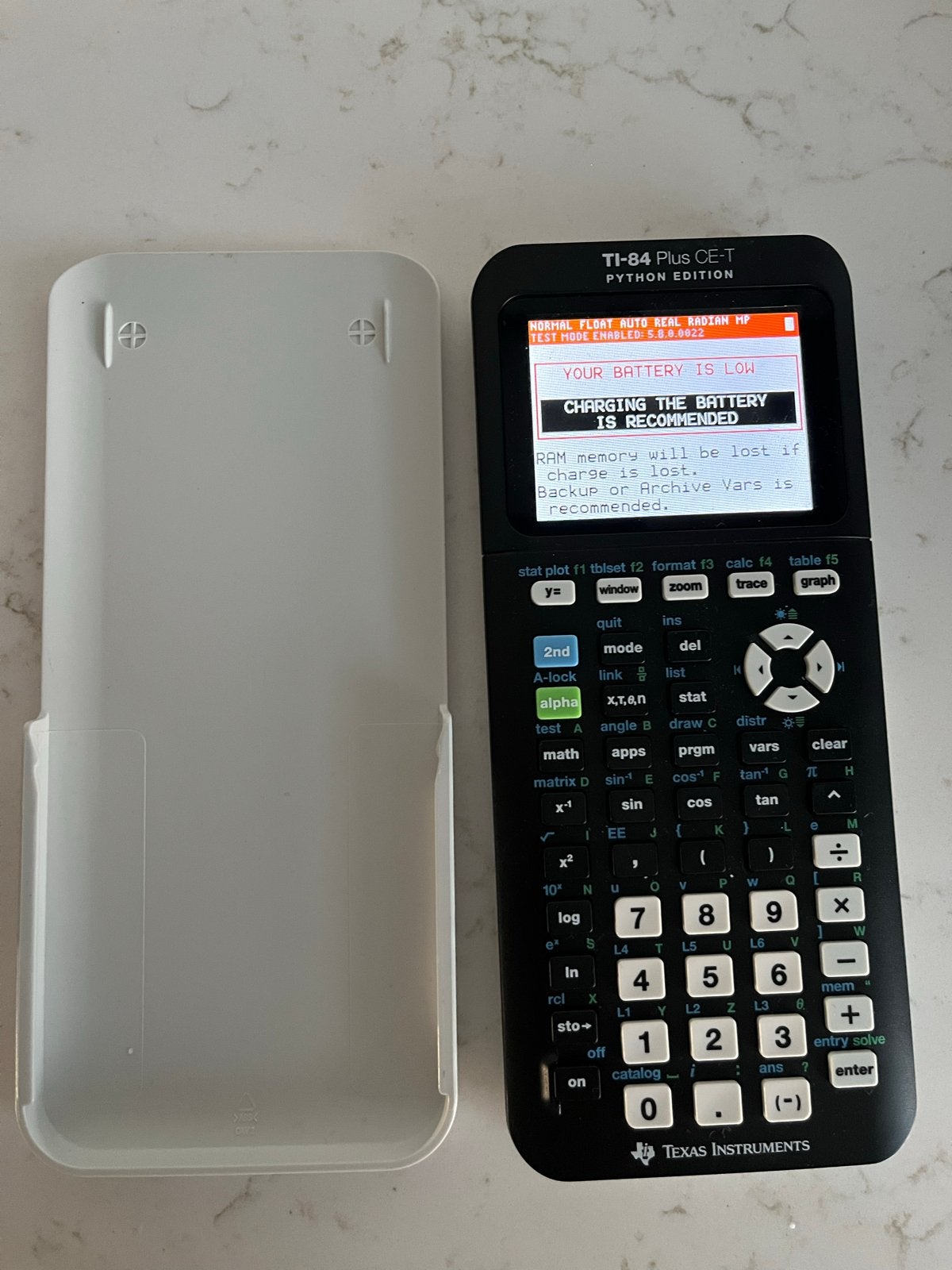 Texas Instruments TI-84 Plus CE-T Python Edition rekenmachin, Diversen, Rekenmachines, Ophalen of Verzenden, Zo goed als nieuw