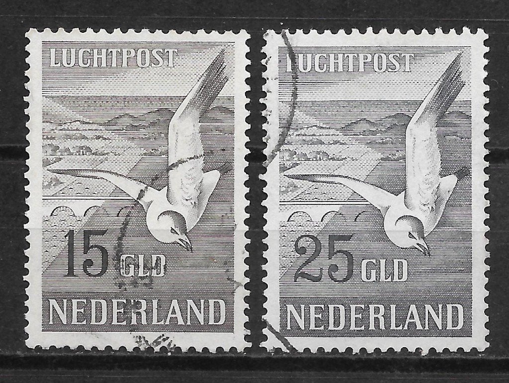 Luchtpost 12-13 gebruikt cw 250,00 C, Ophalen of Verzenden