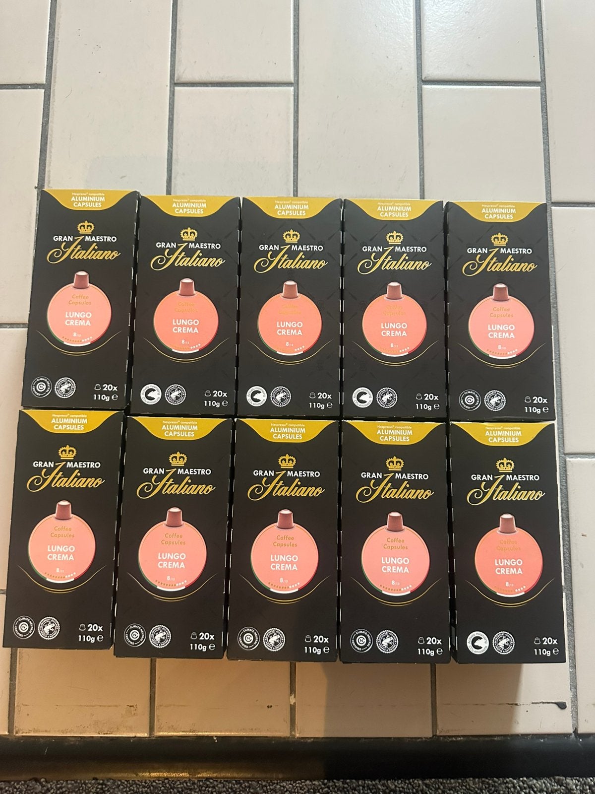 Gran Maestro Italiano Espresso Elegante Nespresso Koffiecups, Diversen, Ophalen of Verzenden