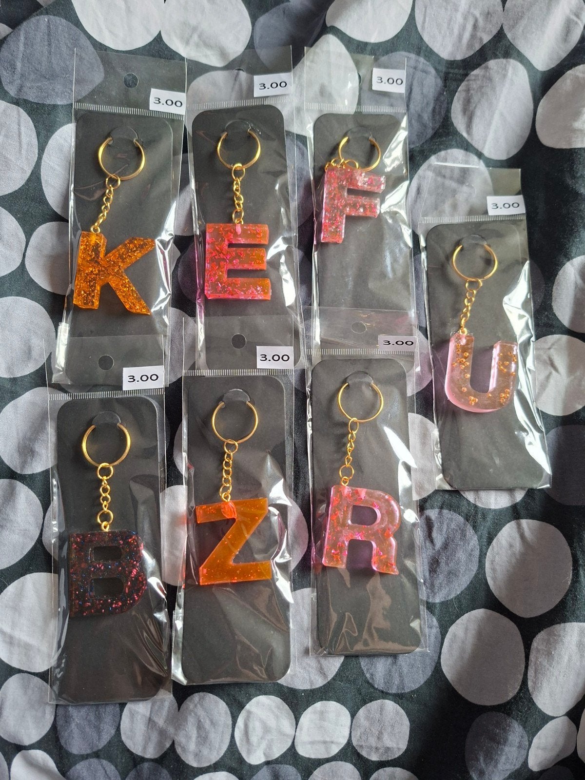Zelfgemaakte sleutelhangers van epoxy, Ophalen of Verzenden, Nieuw